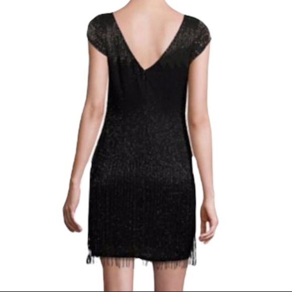 Aidan Mattox Beaded Fringe Dress - Size 4 - Picture 3 of 12